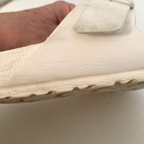 Birkenstock Arizona White EVA 2 Strap Slide Sandals Size 36 (US 5-5.5) - Picture 8 of 9
